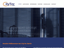 Tablet Screenshot of citytec-berlin.de